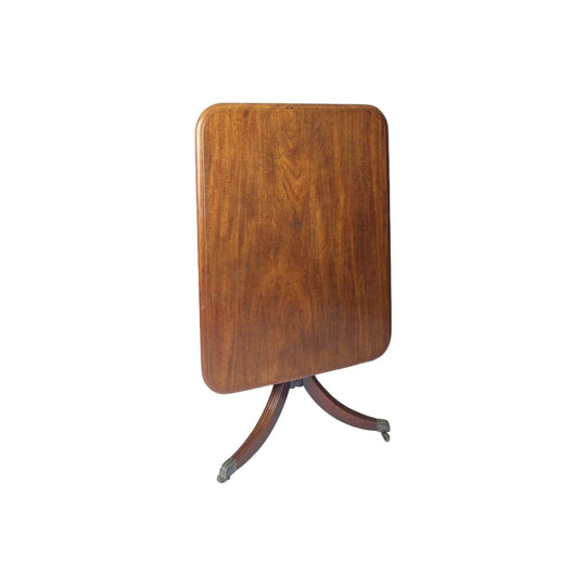 Antique English Regency Mahogany Breakfast Table / Dining Table / Supper Table