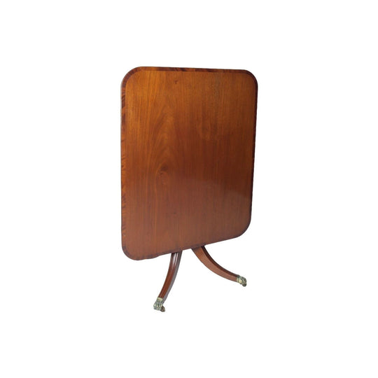 Antique English Regency period Mahogany Tilt-Top Table / Dining Table circa 1815
