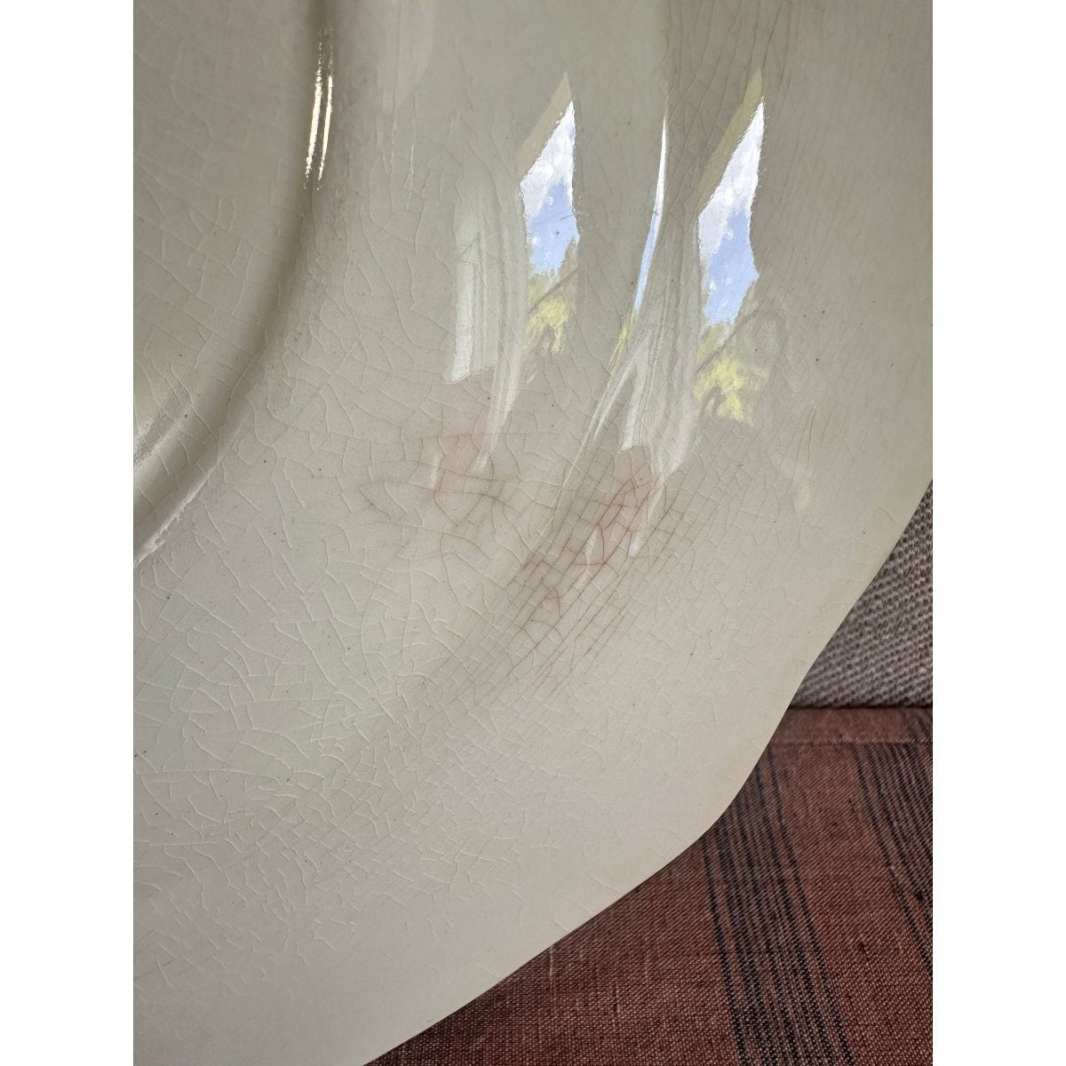 Antique English Serving Platter, Circa 1930s - Registered Form in Cornflower Blue | Bazaa | Designer, Vintage and Antique Furniture