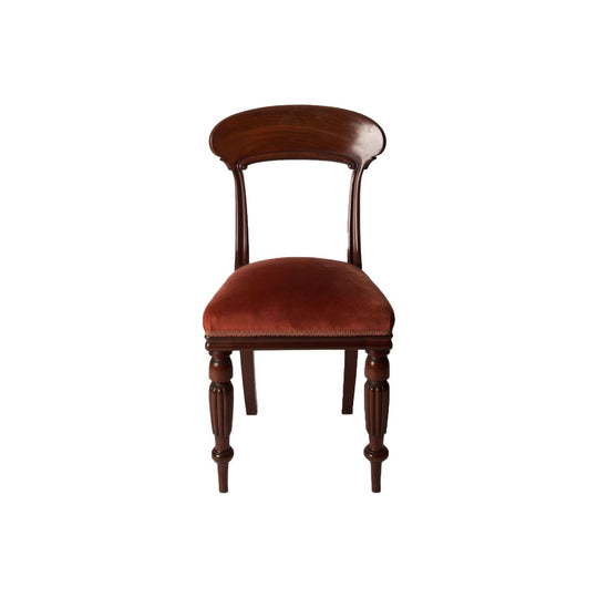 Antique English Set of 8  William IV  Mahogany Dining Chairs.
