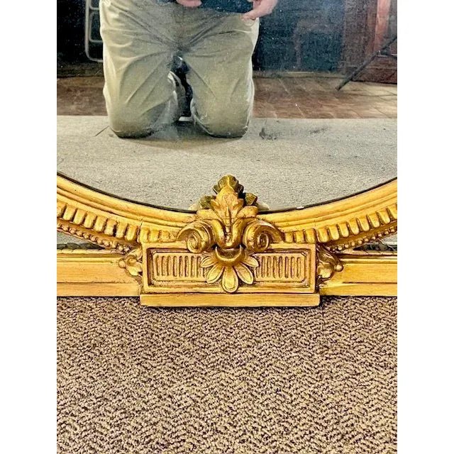 Antique English Victorian gilt Overmantle Mirror. | Bazaa | Designer, Vintage and Antique Furniture
