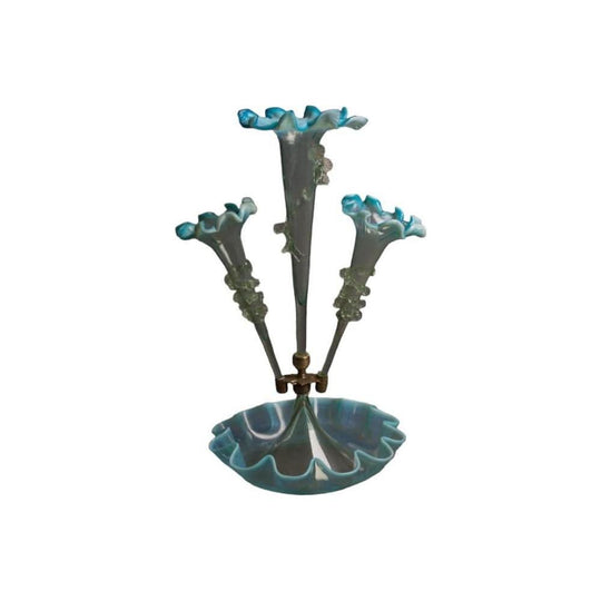 Antique English Victorian Glass Epergne