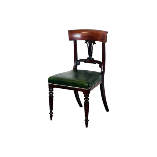 Antique English William IV Rosewood set of 6 Dining Chairs.