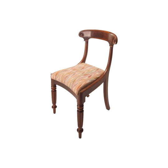 Antique English  William IV Set of 6 Mahogany Dining Chairs