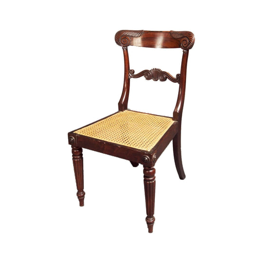 Antique English William IV Set of 6 Rosewood Dining Chairs,
