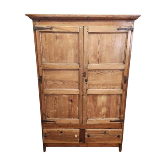 Antique European Baltic Pine Wardrobe