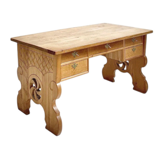 Antique European Oak Desk