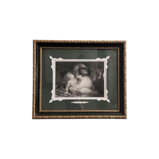 Antique framed print - The stolen bow c.1875