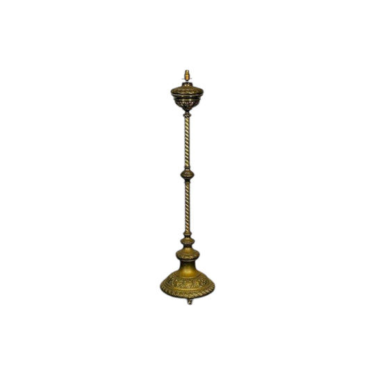 Antique French 19th century adjustab;e Brass Standard Lamp / Floor Lamp.