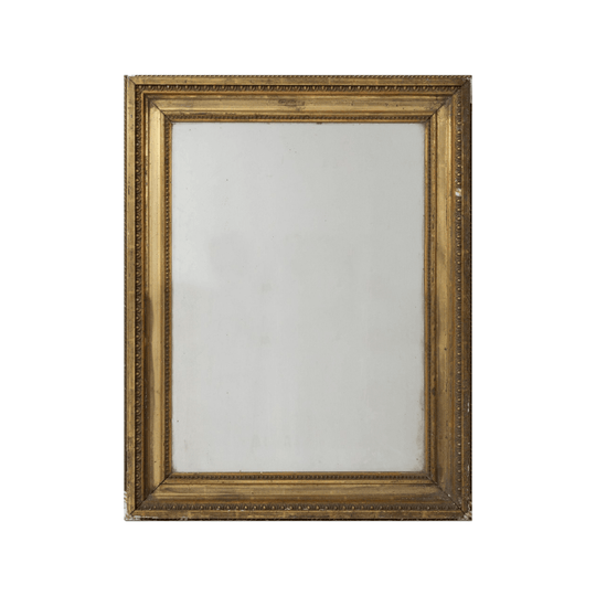 Antique French 19th Century Neo Classic rectangular mirror from Provence