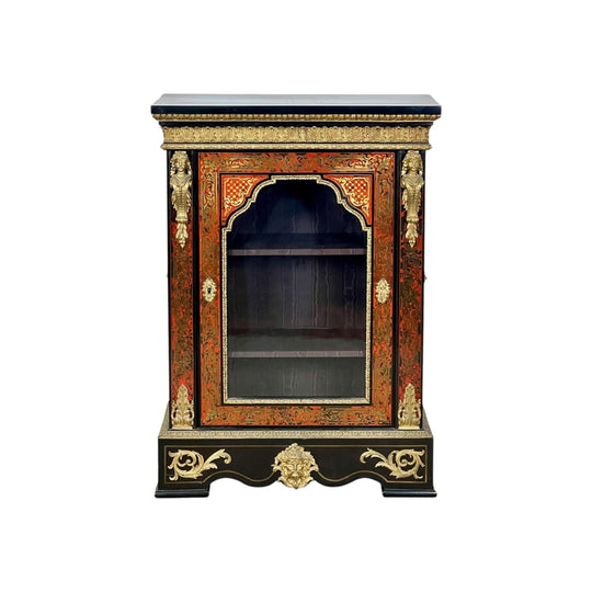 Antique French Boulle inlaid Display Cabinet.