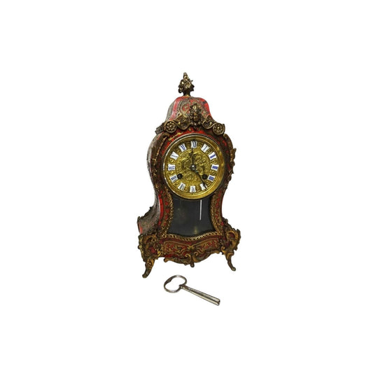 Antique French boulle mantle clock