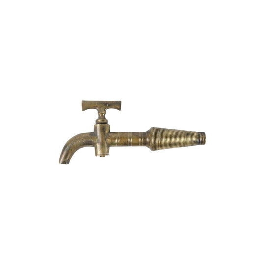 Antique French brass  bronze garden  fountain tap
