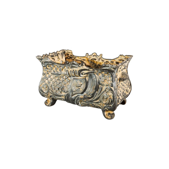 Antique French cast iron garden planter