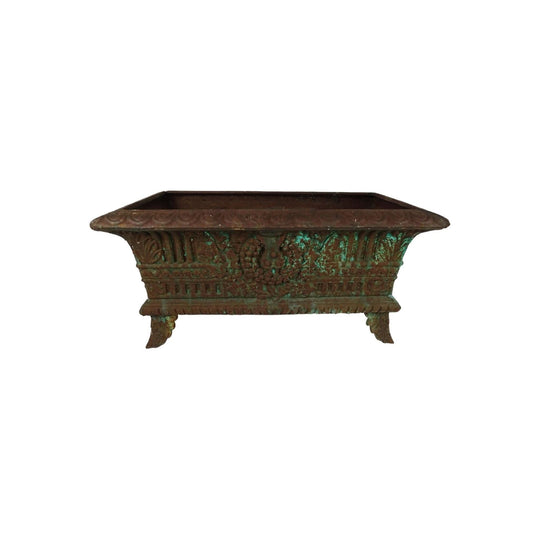 Antique French cast iron planter