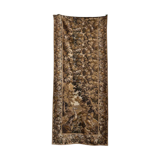 Antique French Chateau Long Tapestry - Unique Wall Hanging