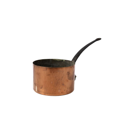 Antique French copper saucepan from The French Alps