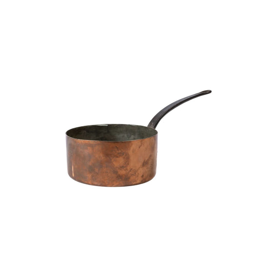 Antique French copper saucepan from The French Alps
