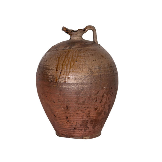 Antique French earthenware vessel from a collection sourced in Ile sur la Sorgue, Provence