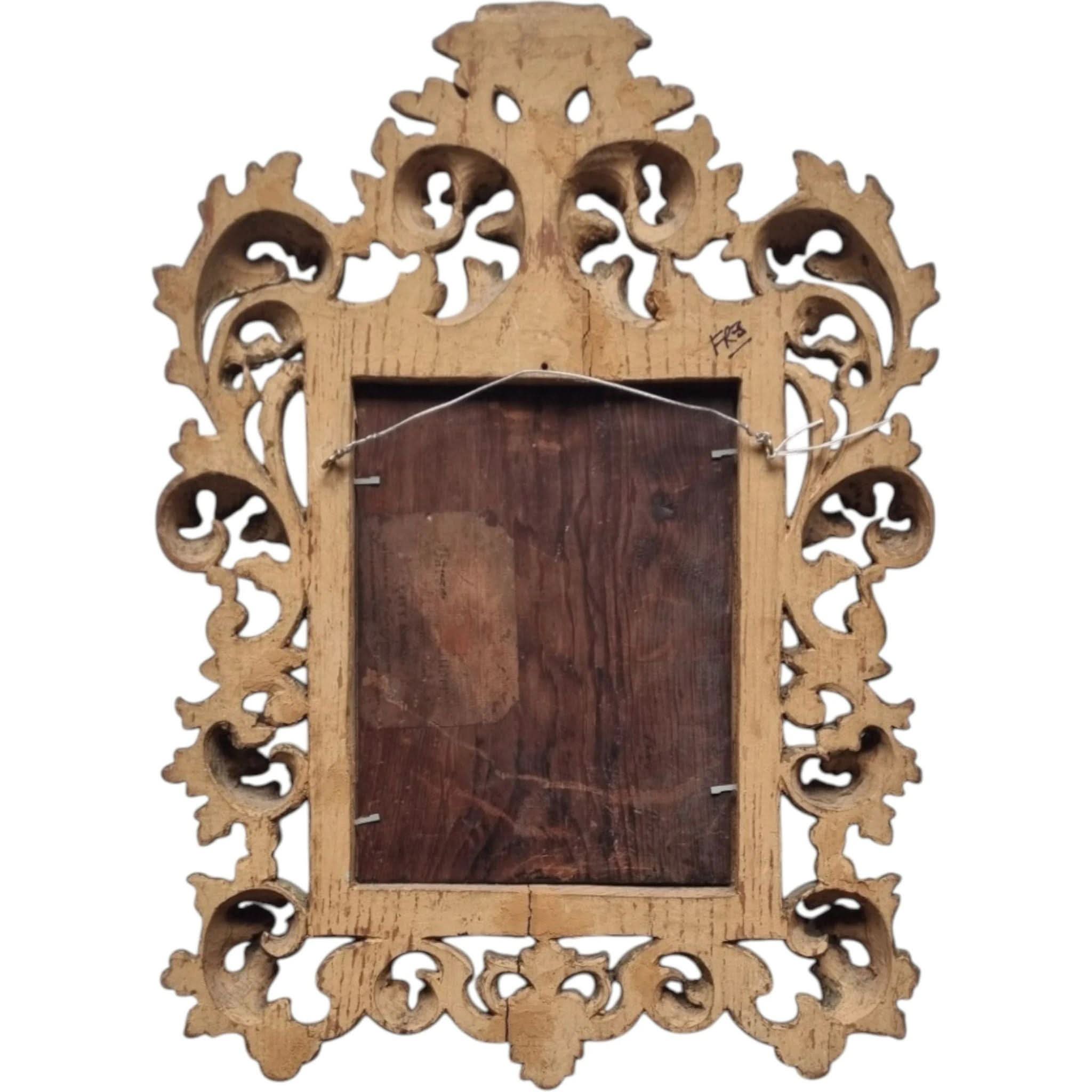 Antique French Italian ornate framed portrait oil | Bazaa | Designer, Vintage and Antique Furniture