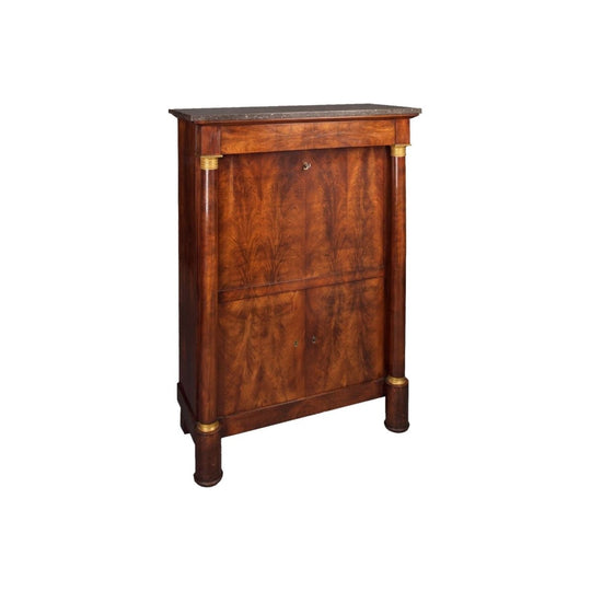 Antique French Mahogany Secretaire à Abattant in the Empire taste
