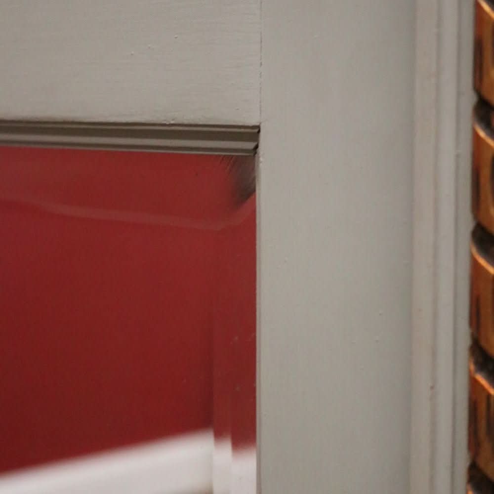 Antique French Mirror, An Antique French Grey Oak Bevelled Edge Wall Mirror with Gilt Trim. B11998 | Bazaa | Designer, Vintage and Antique Furniture