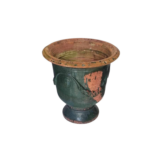 Antique French Provence Anduze garden pot planter