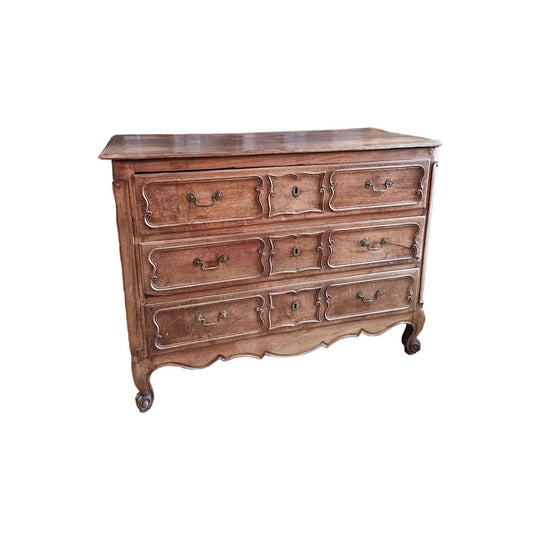 Antique French  provincial oak 18th Century commode