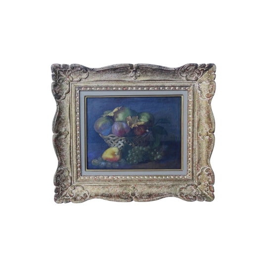 Antique French still life of fruit oil painting