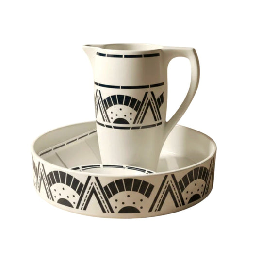 Antique French Toiletry Set | Vintage Ceramic Washing Set