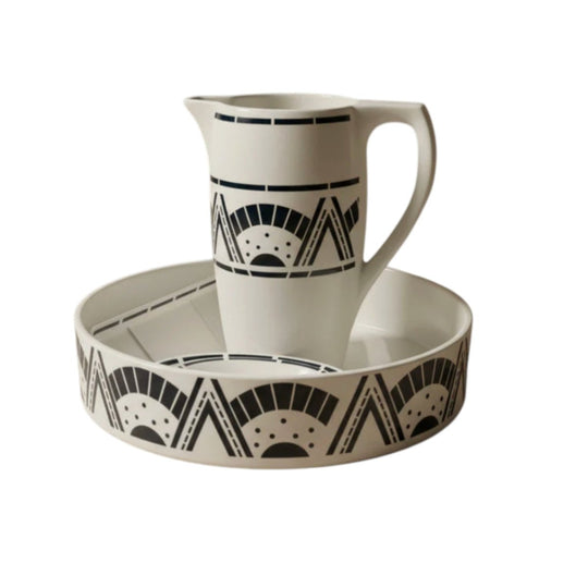 Antique French Toiletry Set | Vintage Ceramic Washing Set