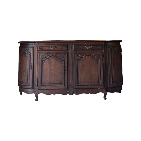 Antique French Well-Carved Sideboard