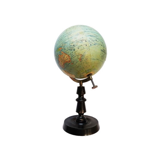 Antique French world globe terrestre