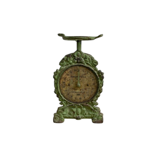 Antique Green Cast Iron Household Scales