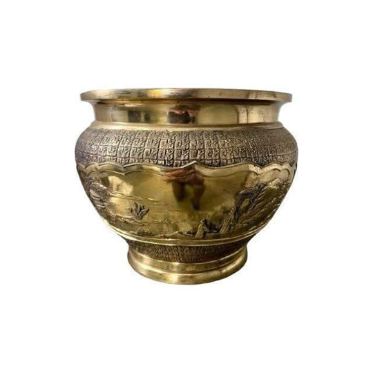 Antique Japanese Meiji period 1860 - 1912  Bronze Jardineer.