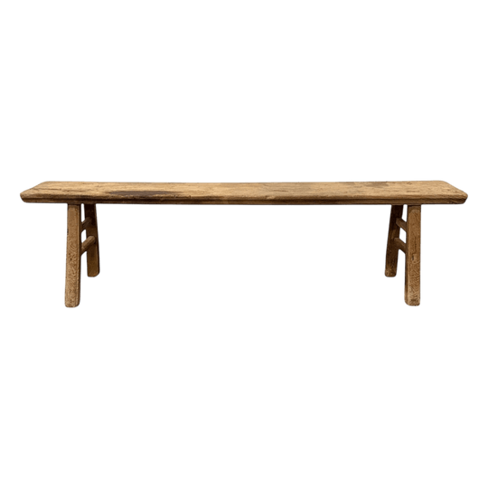 Antique Long Elm Bench