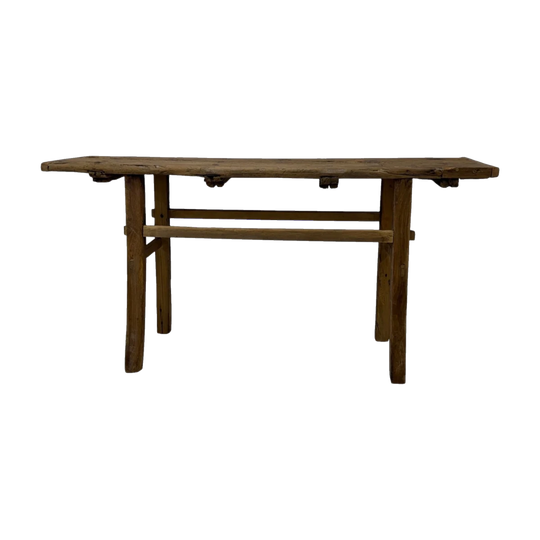 Antique Long Elm Console | 155x40x80cm