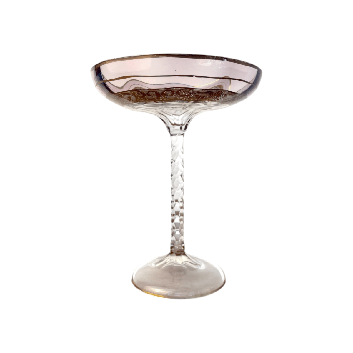 Antique Moser Amethyst Glass Compote, Gilt Decorated Pedestal Bowl, Bohemian Art Glass | Bazaa | Designer, Vintage and Antique Furniture