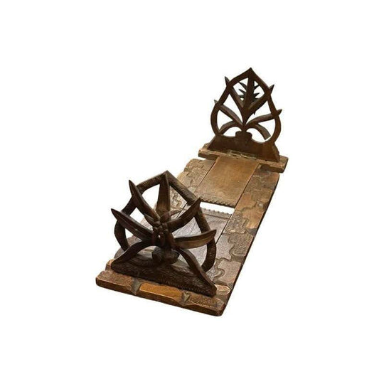 Antique naturalistic book slider c.1890