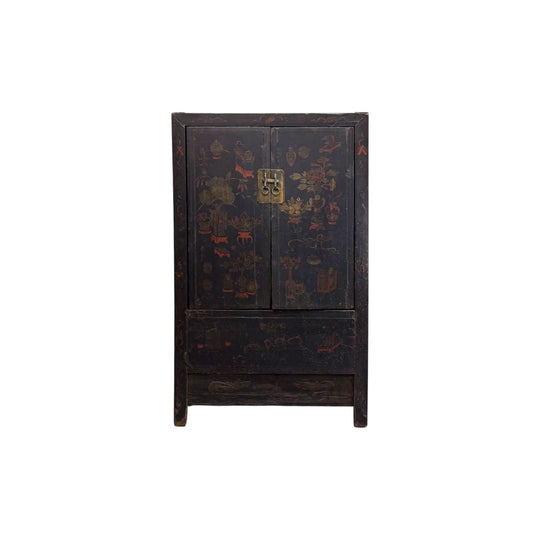Antique Painted Shanxi Cupboard