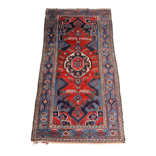 Antique Persian Hamadan wool rug
