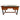 Antique Regency Revival Walnut Faux Partner's Desk | Bazaa | Designer, Vintage and Antique Furniture