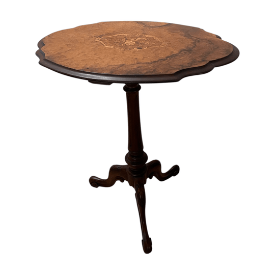 Antique Regency wine table with burr walnut inlay circa 1820