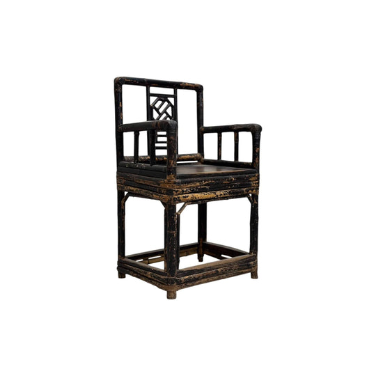 Antique Rose Style Bamboo Chair