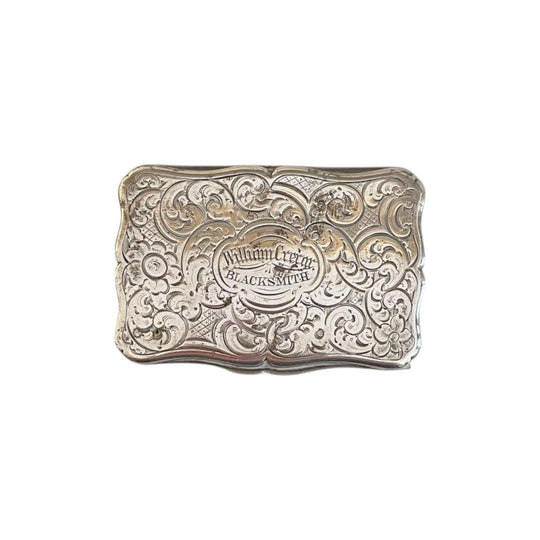 Antique Scottish silver snuff box
