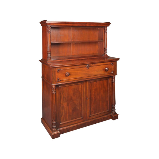 Antique Scottish William IV Mahogany Secretaire Bookcase - second quarter of the 19th Century