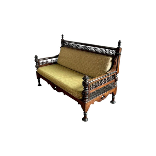 Antique Settee with a destinct 'Middle Eastern' influence.