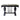Antique Style Tudor Revival Library Table with Glass Top | Bazaa | Designer, Vintage and Antique Furniture