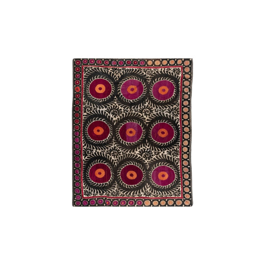 Antique Suzani quilt or wall-hanging, Central Asia