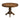 Antique Teak Round Pedestal Dining Table Rustic Colonial Timber 90cm | Bazaa | Designer, Vintage and Antique Furniture